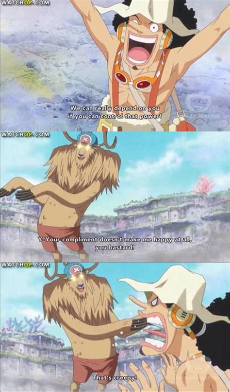 .Usopp and Chopper | One piece funny, One piece funny moments, Piecings