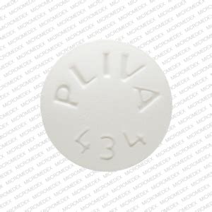 PLIVA 434 Pill White Round 11mm - Pill Identifier