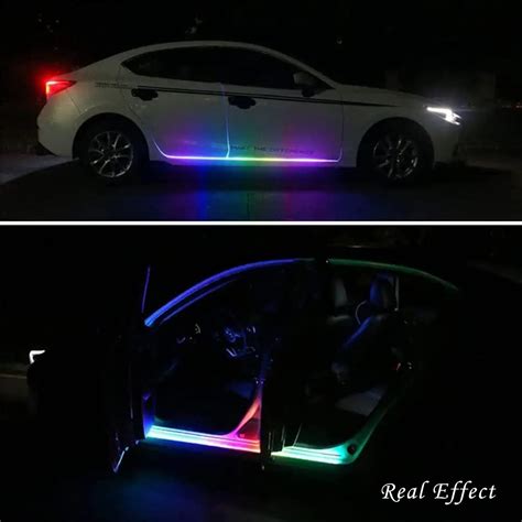 Car interior LED light strips door running board lights » addcarlights