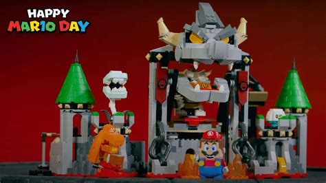 Lego Dry Bowser Castle Expansion Set Revealed On Mario Day - GameSpot