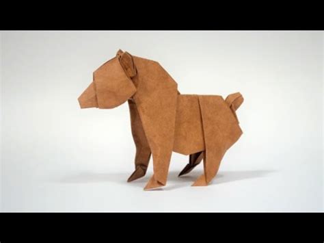 Origami Bear Cub by Shuki Kato - YouTube