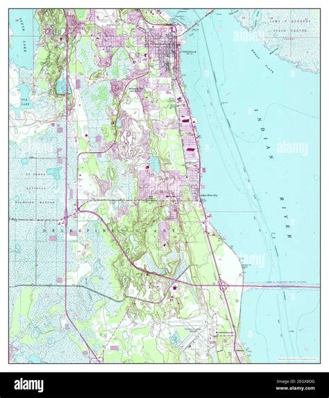 Titusville florida map Cut Out Stock Images & Pictures - Alamy