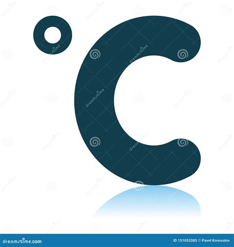 Celsius Degree Icon stock vector. Illustration of instrument - 151052085