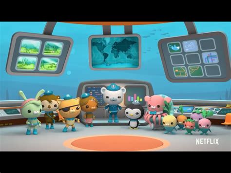 Octonauts: Captain Barnacles, Kwazii, Peso, Shellington, Dashi, Professor Inkling, Tunip And The ...