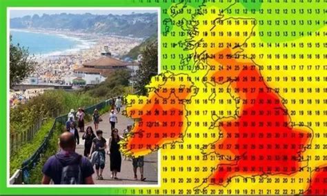 Sussex weather: New weather maps predict when temperatures will hit 30C - SussexLive