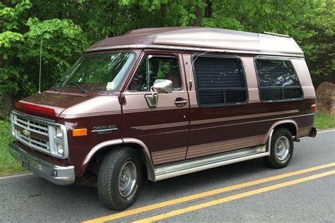 No Reserve: 32k-Mile 1989 Chevrolet G20 Conversion Van for sale on BaT ...