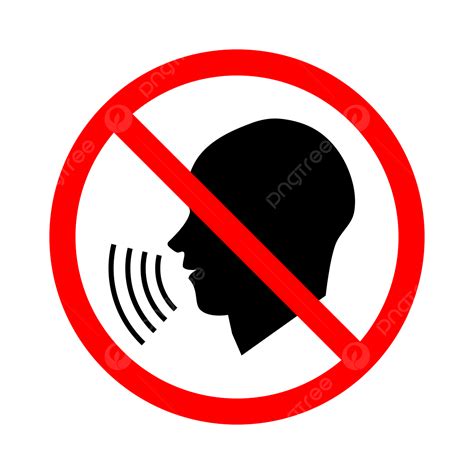 Keep Silent Sign, Keep Silent, Keep Silence Icon, Keep Silent Vector PNG and Vector with ...