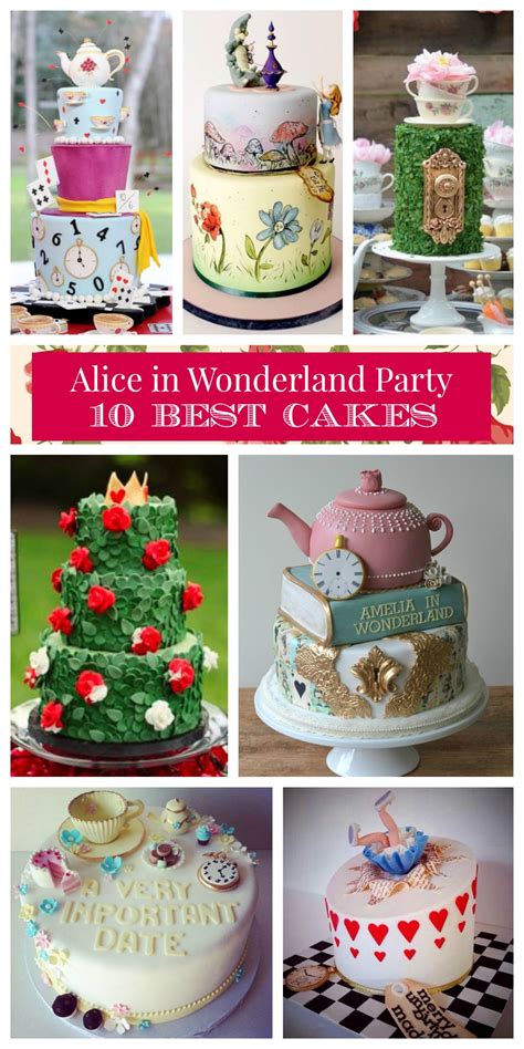 Alice in Wonderland Party Cake Recipe Best 10 Ideas Easy Simple ...