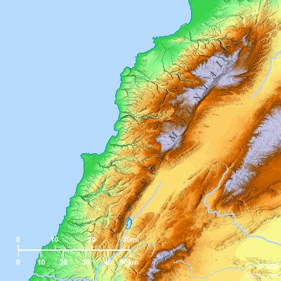 Bible Map: Lebanon