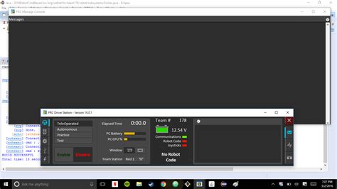 FRC Driver Station: No Robot Code - Java - Chief Delphi