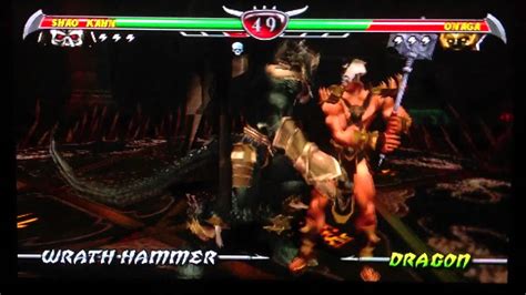 Mortal Kombat Unchained on Vita - Onaga vs Shao Kahn + ending HD - YouTube