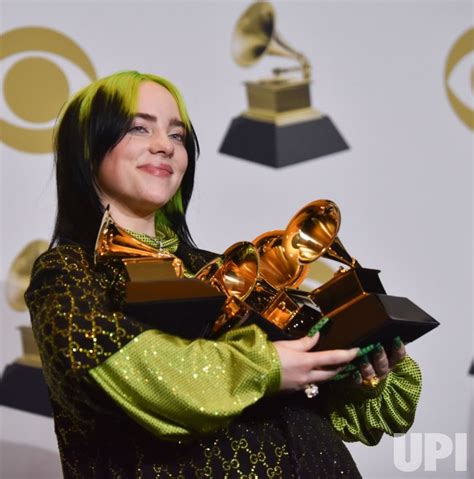 Photo: Billie Eilish wins awards at the 62nd annual Grammy Awards in Los Angeles ...