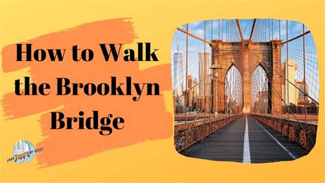 How To Get On Brooklyn Bridge - Best Image Viajeperu.org