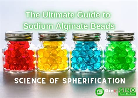 The Ultimate Guide to Sodium Alginate Beads - Gino Gums