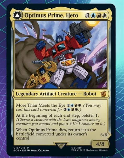 New Transformers Magic: The Gathering Cards Revealed