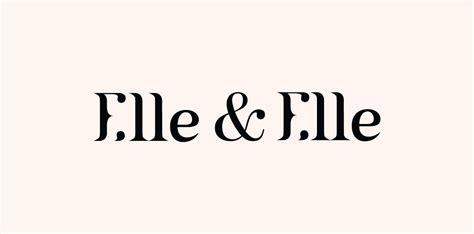 Elle & Elle logo • LogoMoose - Logo Inspiration | Logo inspiration, Logo design inspiration, ? logo