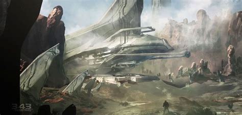 Forerunner Structure - Characters & Art - Halo 4 | Concept art, Art gallery, Art