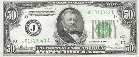 1934 50 Dollar Bill | Learn the Value of This Bill