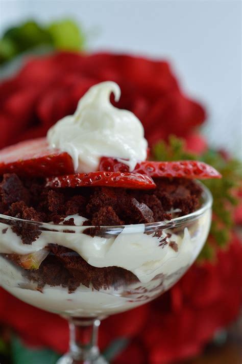 Valentine's Day Red Velvet Trifle