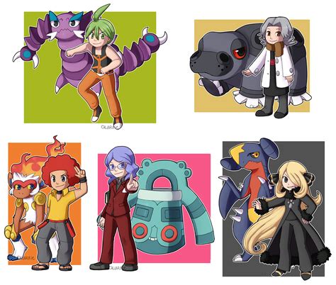 PKMN- Sinnoh Elite four (and Champion) by Quarbie on DeviantArt