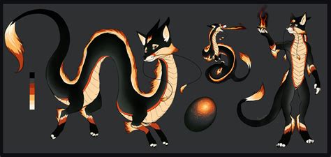 Fire Fox Dragon Design — Weasyl