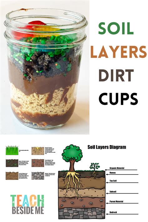 Edible Earth Soil Layers Dirt Cups | Soil layers, Soil, Earth projects