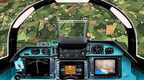 Flight Simulator 2004 gameplay Sukhoi Su 47 - YouTube