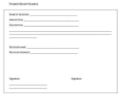 PAYMENT RECEIPT EXAMPLE , The Proper Receipt Format for Payment Received and General Basics ...