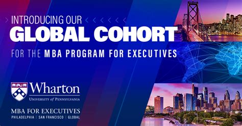 Wharton Launches Global MBA Program for Executives Cohort to Virtually ...