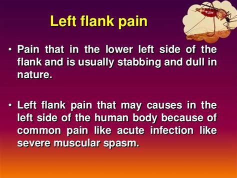 Left flank pain – Causes, symptoms, diagnosis and treatment