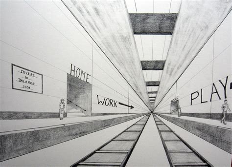 Creative Drawing | Perspective drawing, Perspective art, Linear perspective art