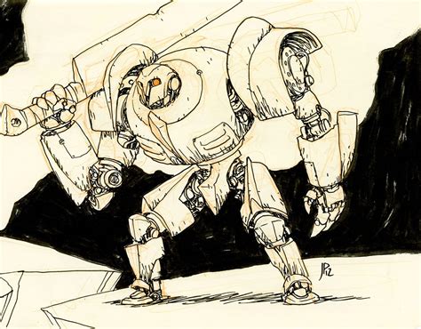 concept robots: Concept robot sketches by Jake Parker