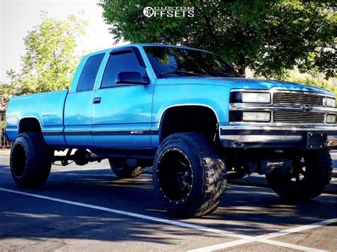 1995 Chevrolet Silverado 1500 with 20x14 -77 Fuel Maverick and 35/12 ...