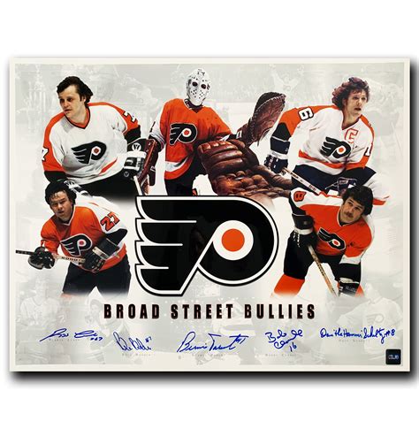 Broad Street Bullies Philadelphia Flyers Autographed Limited Edition ...