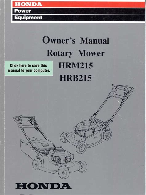 Honda Mower Manual | PDF | Transmission (Mechanics) | Motor Oil