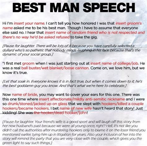 7 best images about Speeches on Pinterest | Funny wedding toasts, Jokes ...