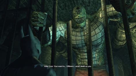 Batman Arkham City killer croc Easter egg - YouTube