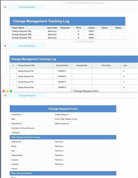 20 Change Management Plan Template Excel