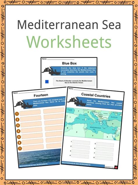 Mediterranean Sea Facts, Worksheets, Geography & Limits For Kids