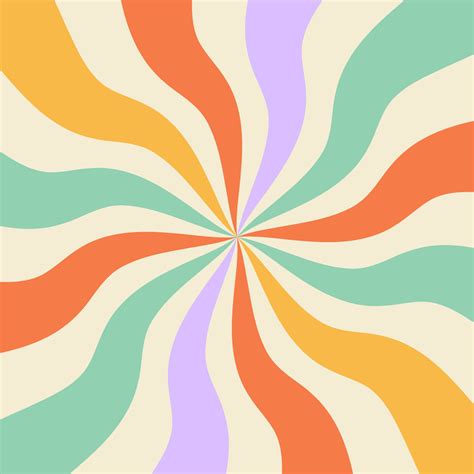 1970 abstract groovy trippy pattern. Wavy swirl seventies style. Hippie aesthetic fluid square ...