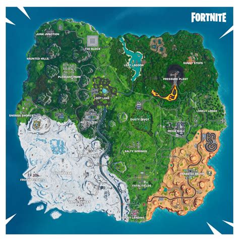 Fortnite Season 9 Map Guide: Neo Tilted, Mega Mall, Pressure Plant, and More | Digital Trends