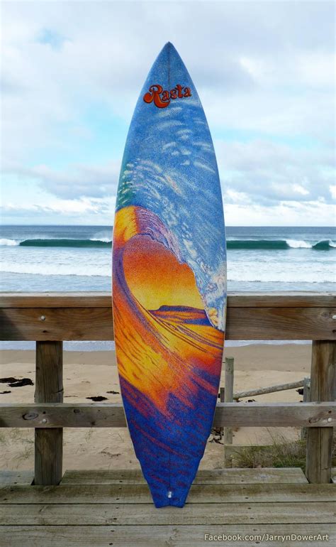 User "Gromace" from Reddit creates these designs for retired surfboards. | Surfboard art ...