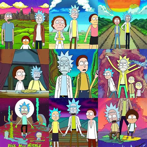 rick and morty in the style of studio ghibli, anime, | Stable Diffusion ...