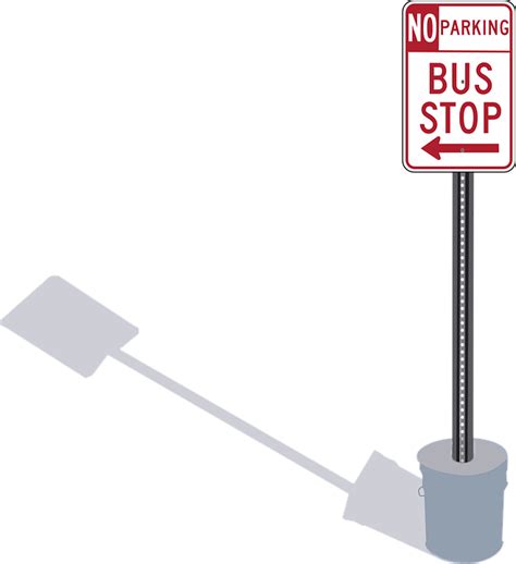 Download Bus Stop, Road Signs, Signposts. Royalty-Free Vector Graphic ...