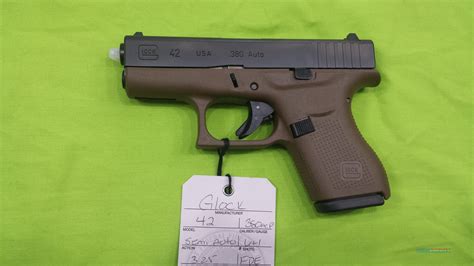 GLOCK 42 .380ACP 380 SUB COMPACT 6RD FDE for sale