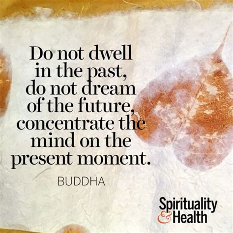 Buddha on the present moment - Spirituality & Health