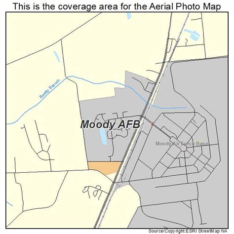 Aerial Photography Map of Moody AFB, GA Georgia