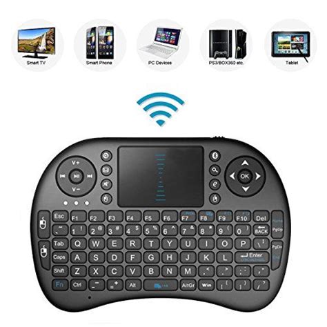 Bestdeal 24GHz Mini Mobile Wireless Keyboard with Touchpad Mouse Rechargable Liion Battery for ...