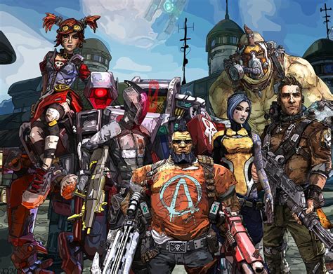 Borderlands 2 - Vault Hunters by Xpand-Your-Mind on DeviantArt