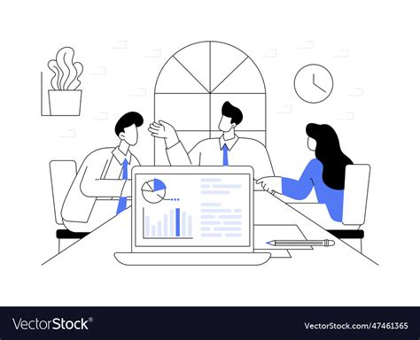 Stakeholders abstract concept Royalty Free Vector Image